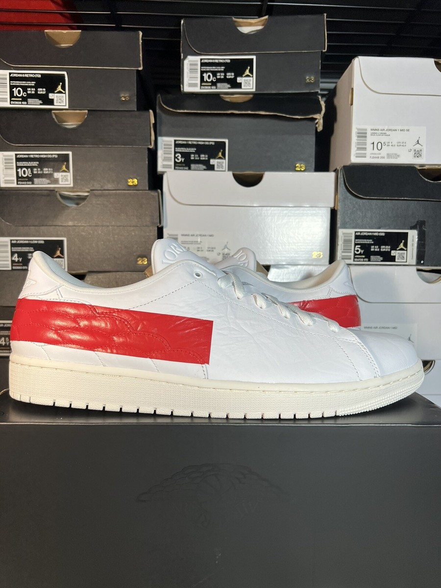 Nike Air Jordan 1 Centre Court White University Red BRAND