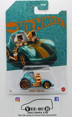 Hot Wheels Pearl & Chrome Tooned Twin Mill Green US Exclusive HVX08 NEU 2024