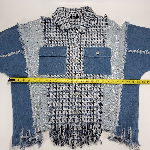 Miss Me Tweed Button Down Jacket - image 7