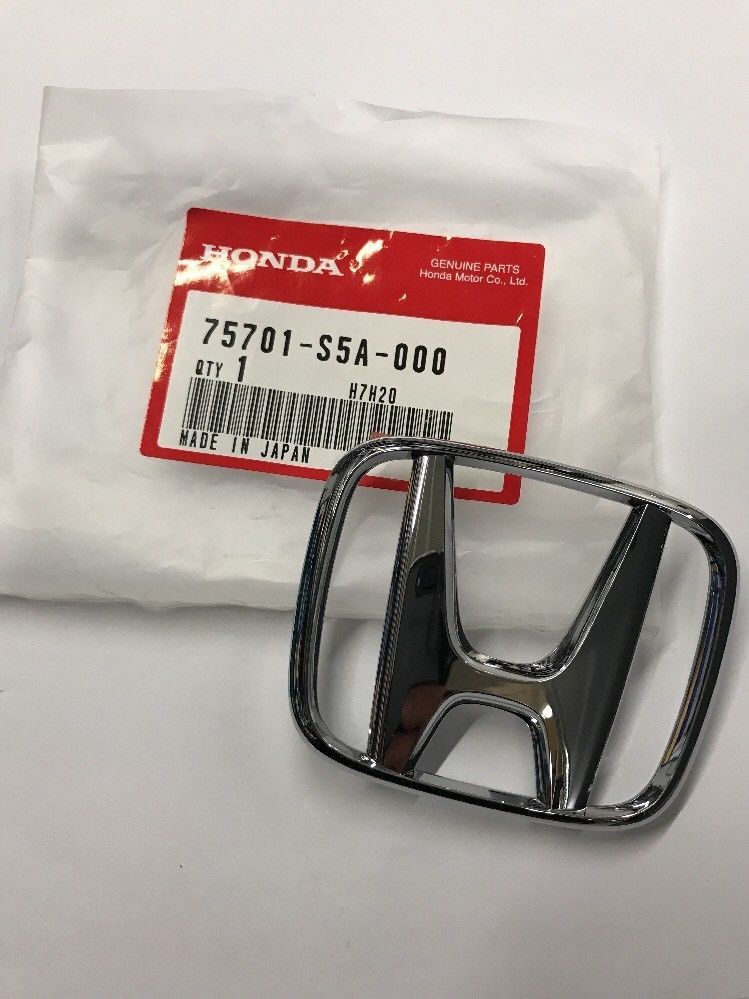 Genuine OEM Honda Civic Rear H Emblem 2001 - 2005[75701-S5A-000
