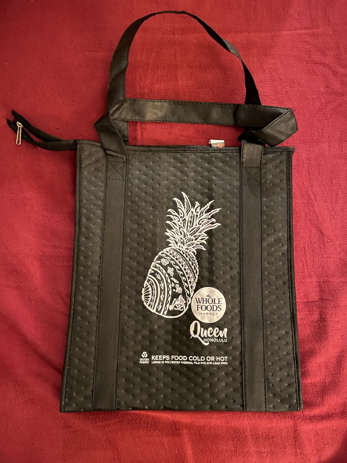 whole foods insulated tote bag