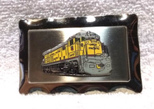 2470 Union Pacific Locomotive Train Engine Buckle Chrome Base Multi-Color Great