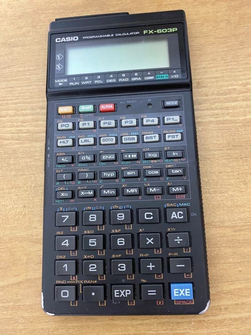 Casio FX 603P Pocket Computer Scientific Programmable Calculator