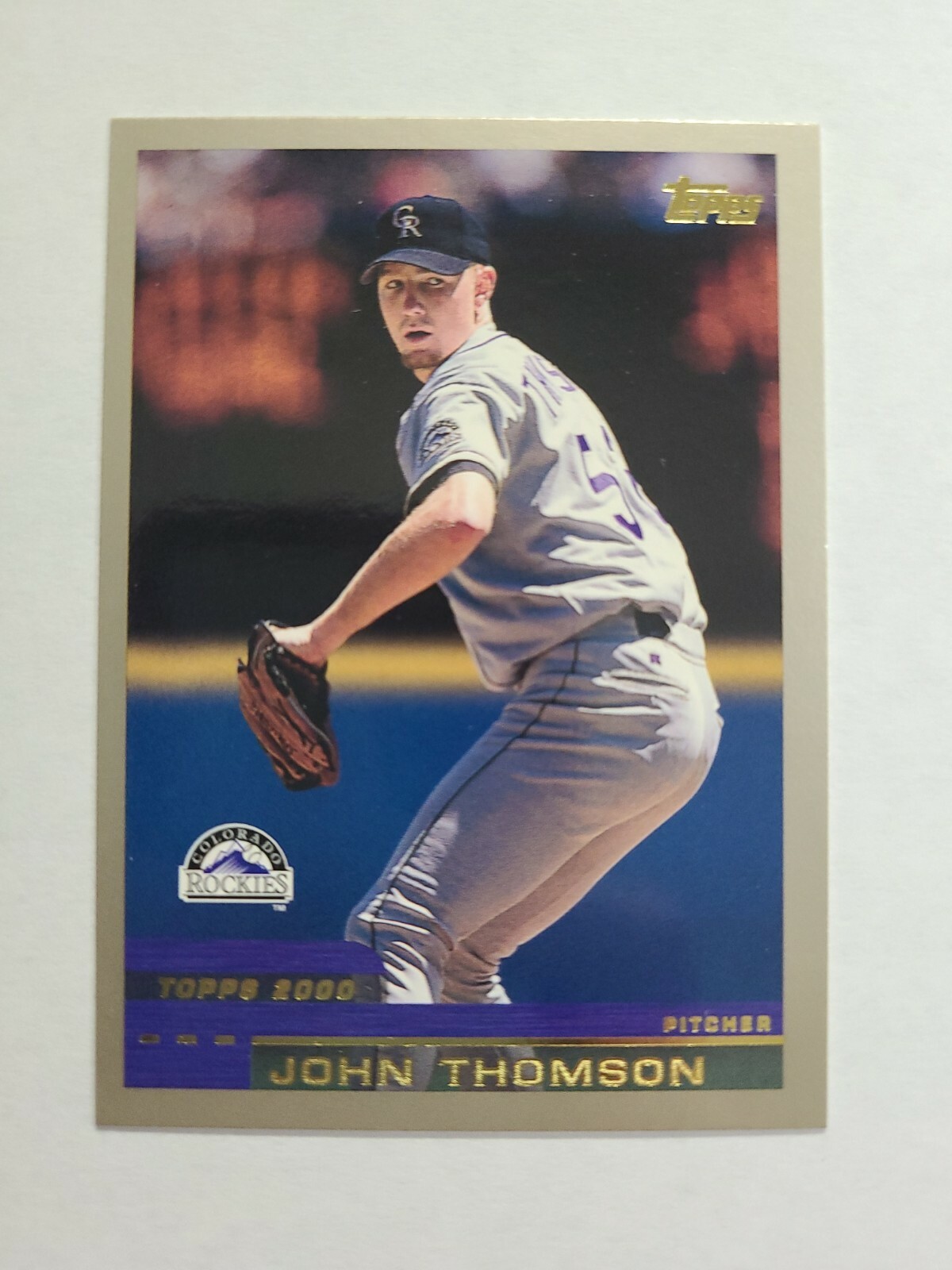 JOHN THOMSON 2000 TOPPS BASEBALL CARD # 371 E3535