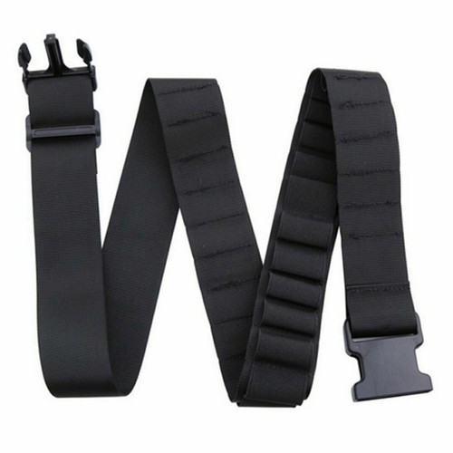 Tactical Shotgun Shell Holder 12 Gauge Ammo Carrier Waist Belt Sling - Picture 3 of 14