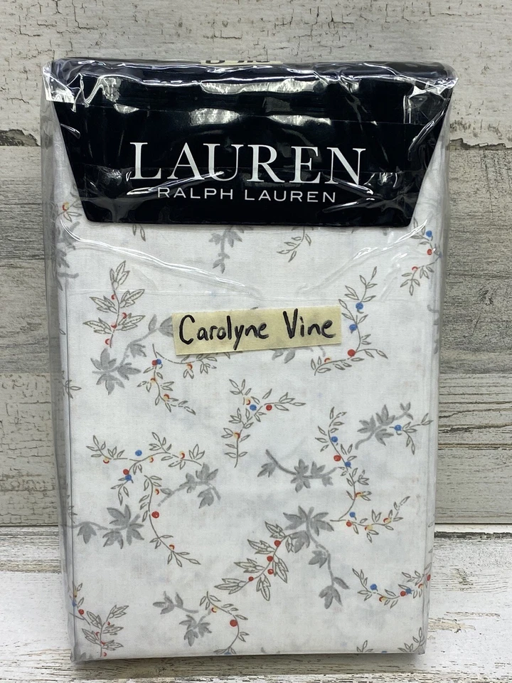 Ralph Lauren Carolyne Vine (2) Juego de 2 fundas de almohada estándar nuevas $150 Foto 4 de 4