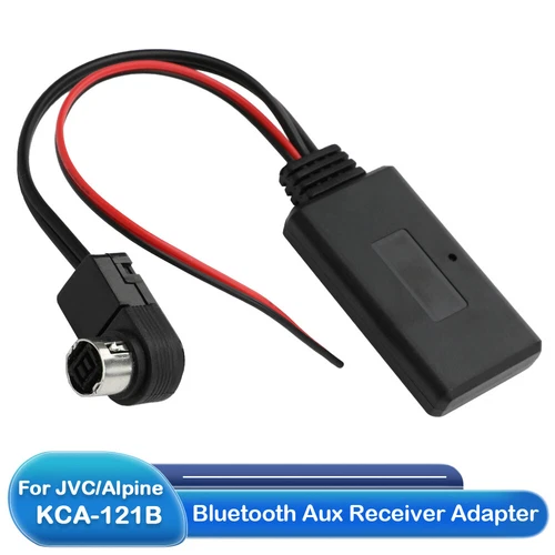 Car Stereo Bluetooth 5.0 Audio Cable AUX Adapter for Alpine JVC KCA-121B Ai-NET# - Picture 2 of 11