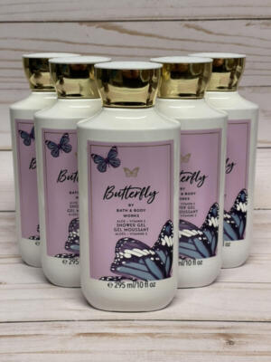 Bath & Body Works Butterfly 10oz Shower Gel x5