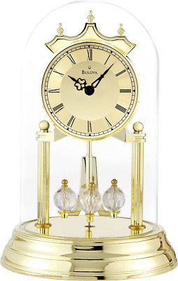 Elegant Brass Finish Tristan I Clock - B8818