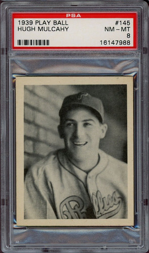 1939 Play Ball Hugh Mulcahy #145 card