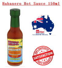 New Australia made Byron Bay Chilli Co. Heavenly Habanero Hot Sauce 150ml