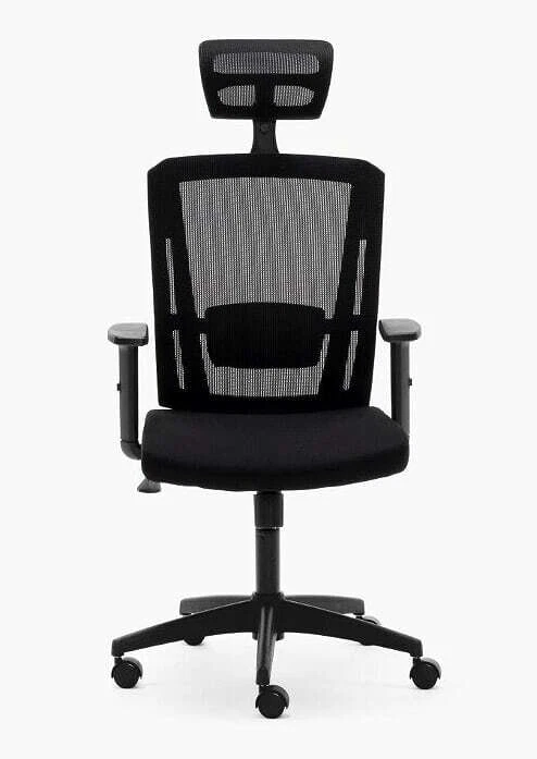 Silla de oficina ergonómica SOFIA de Euromof, cabecero y brazos regulables - Imagen 3 de 4