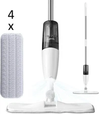 Spray Mops for Floor Cleaning with Microfiber Mop Pad Refills and Big Water