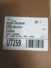 CSD161610 Hoffman NVent with Inner Door 16" x 16" x 10"  Factory Painted Black