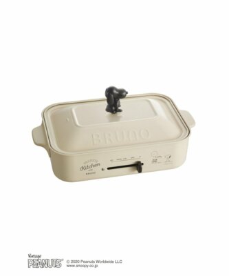 New Bruno x PEANUTS Compact Hot Plate 3 types of plates BOE070-ECR