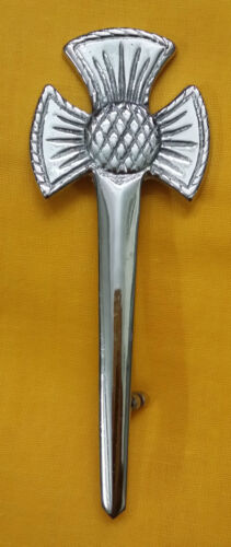 Scottish Kilt Pin Various Design Chrome/Highland Kilt Pins Metal 4''/Pin Brooch - Picture 18 of 36