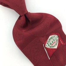 TABASCO Made In USA TIE Golf Club Bag Balls MAROON Silk Necktie N4-285 Novelty