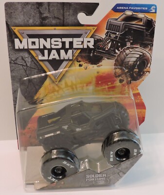 2025 MONSTER JAM SERIES MONSTER TRUCK - BLACK OPS SOLDIER FORTUNE 1:64