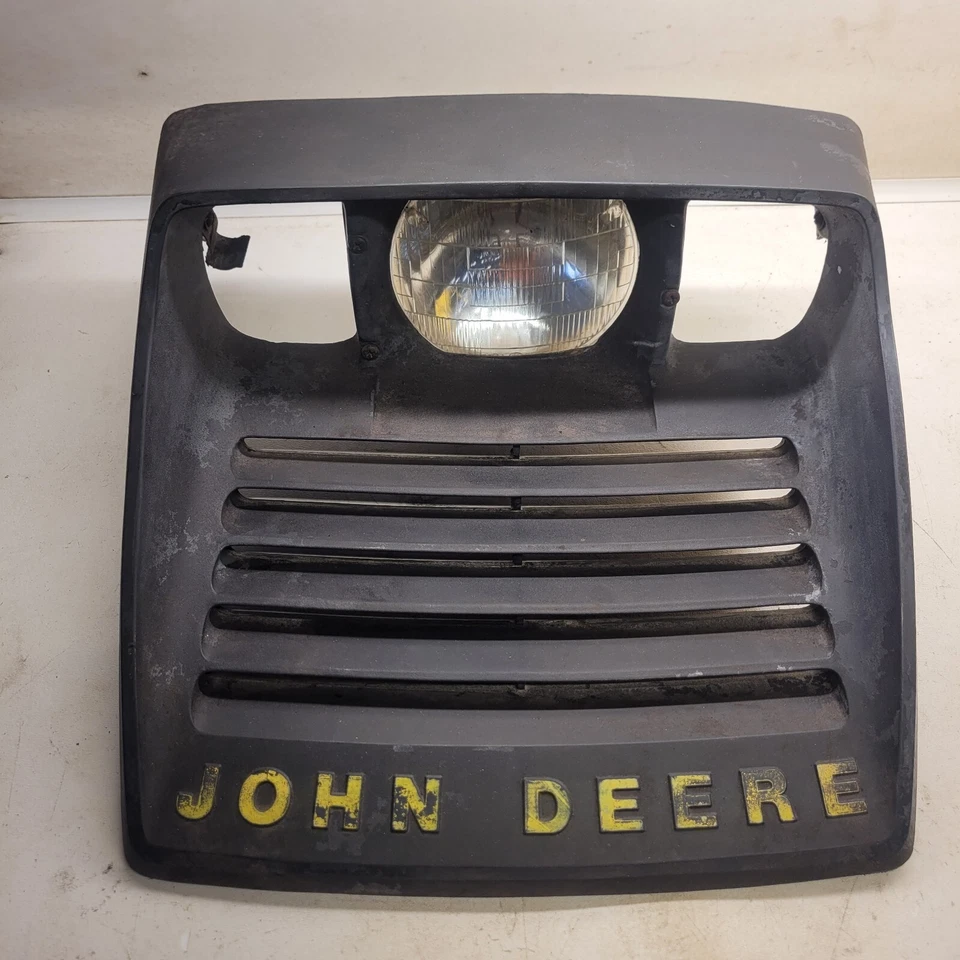 Vintage John Deere 400 500 600 Snowmobile Vent Hood Grill Headlight Mount - Image 2 of 4