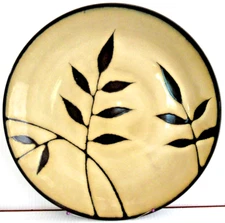 GIBSON ELITE  "MIDNIGHT PALM / 11" DINNER PLATE" ~  **HIGH QUALITY / STONEWARE**