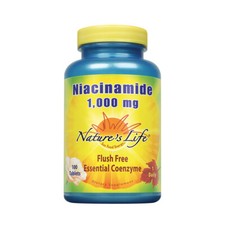 Nature's Life Niacinamide, 1000 mg  100 Vegetarian Tablets