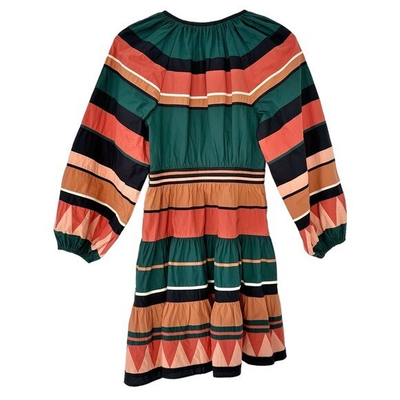 Ulla Johnson Mika Pine Seminole Patchwork Cotton … - image 8