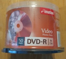 Imation DVD-R, 8X 4.7GB, 50 Pack Spindle Blank Media Recordable Disks BRAND NEW