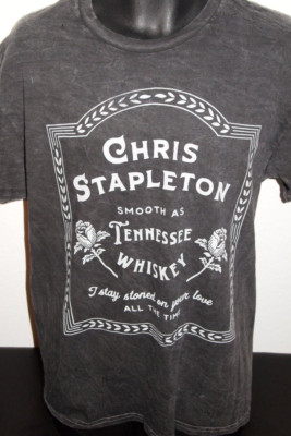 NWOT Chris Stapleton Smooth as Tennessee Whiskey Country Tshirt Size Mens L