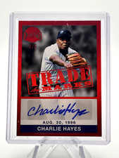 CHARLIE HAYES 2024 LEAF BRONX LEGACY TRADEMARKS AUTOGRAPH /5 YANKEES