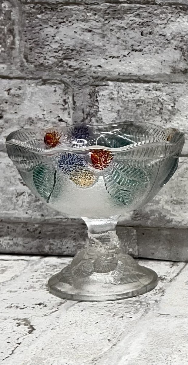 Crystal D'Argues Chataignier J.G. Durand Luminarc Fruit Bowl | eBay