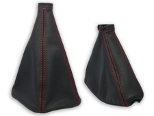 SCHALTMANSCHETTE HANDBREMSSACK FÜR ALFA ROMEO SPIDER GTV FL 1998-2004 NAHT ROT