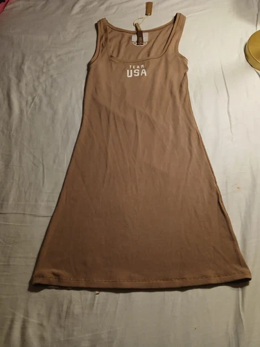 Skims Team Usa Olympic Capsule Tank Dress Womens XL Sienna AP-DRS-1855 G66-43