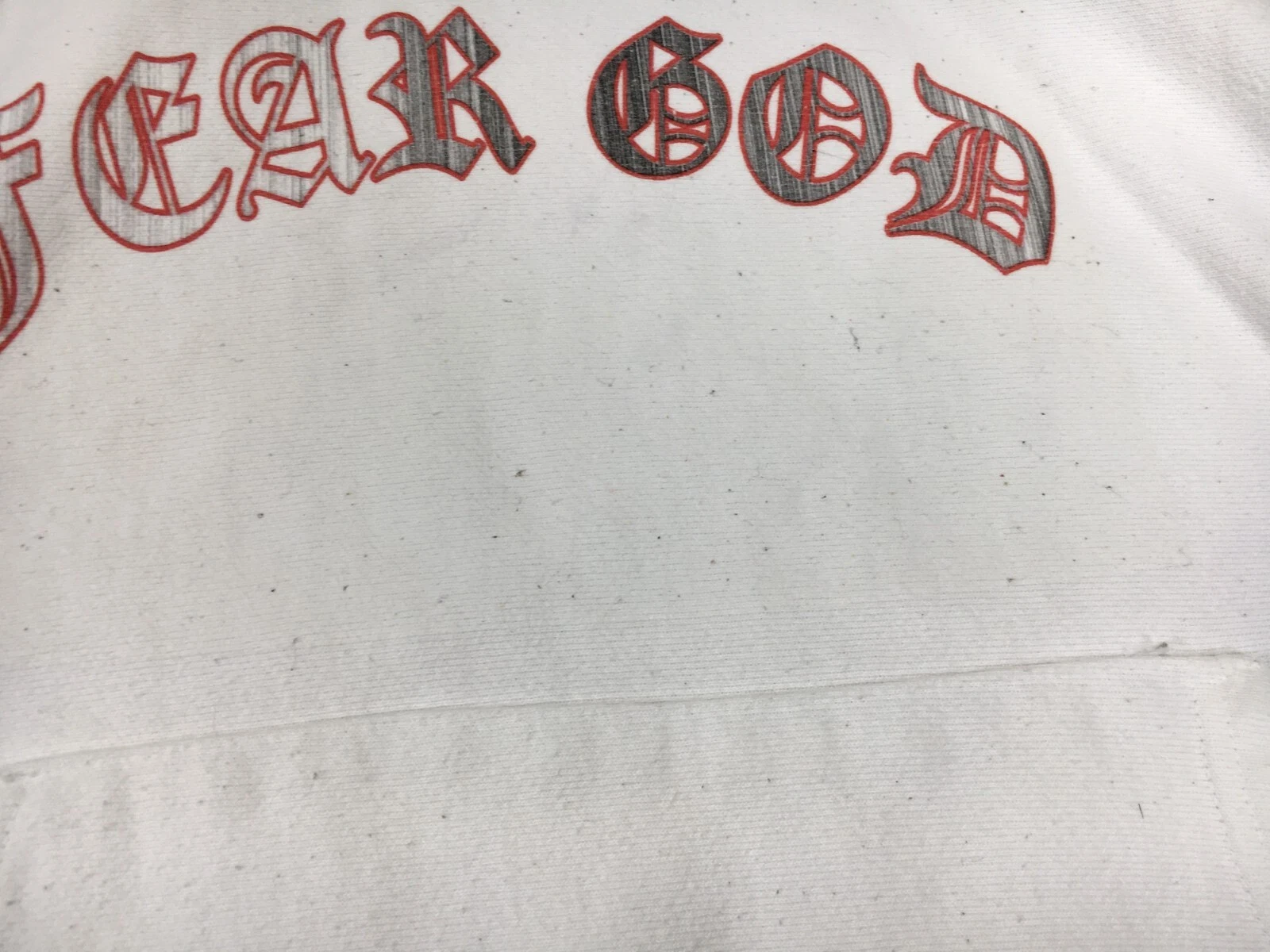 FEAR OF GOD Felpa Champion Uomo Cappuccio Bianco Medio Pullover Reverse Weave Fear God