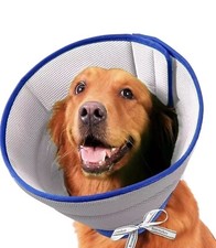 BOOMAKER Extra Soft Surgery Injury Dog Recovery Collar Cone Size 5