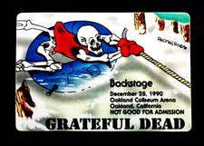 Grateful Dead Backstage Pass Puzzle Snow Tube Ice Oakland CA 12/28/90 12/28/1990