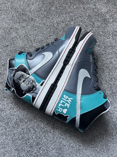 Nike SB J Dilla Custom TTK 2006 High Dunk Trainers UK9 US10 - Picture 7 of 18