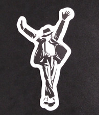 Silhouette Dancing Michael Jackson Sticker 3" x 1.75" AG 