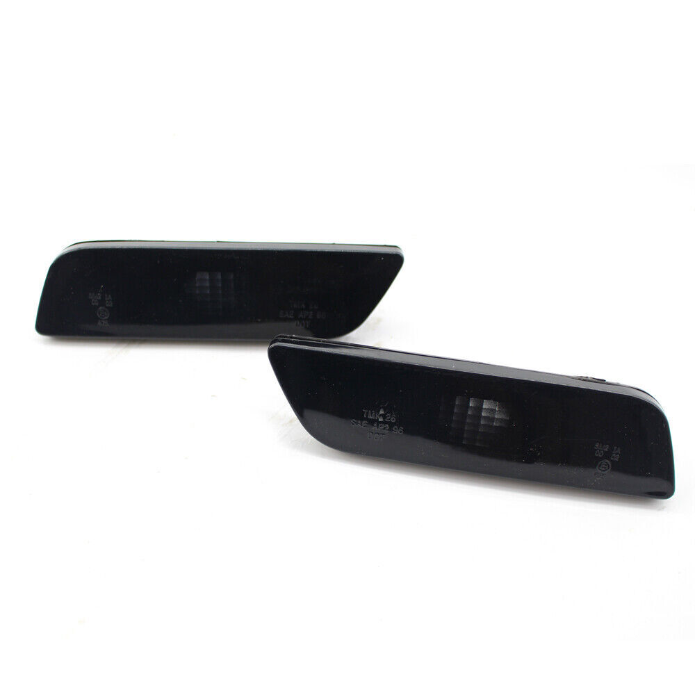 VOLVO S80 2002-2006 2PC Side Marker Turn Signal Lights Black 30744360