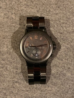 Michael Kors MK8279 Men's Watch Black Steel Bracelet Quartz 48mm Analog  691464922207 | eBay