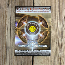 Nemesis Rave Flyer. Crobar Club, Swansea.