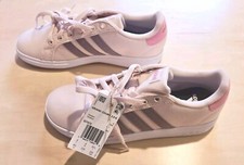 Adidas Unisex Kids Grand Court 2.0 Shoes ID7870 In Pink, Size 4.5 NEW