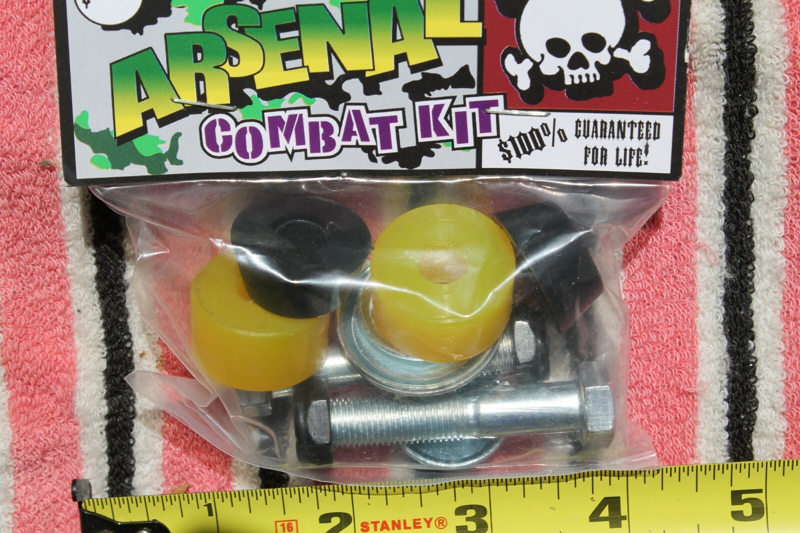 ARSENAL Combat Kit Bushings Washers Kingpins Trucks SKATEBOARD Full Set - SOFT