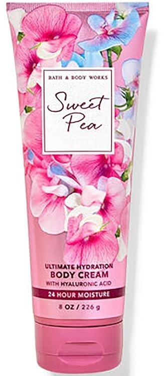 Bath and Body Works Sweet Pea Ultimate Hydration Body Cream 8 oz.