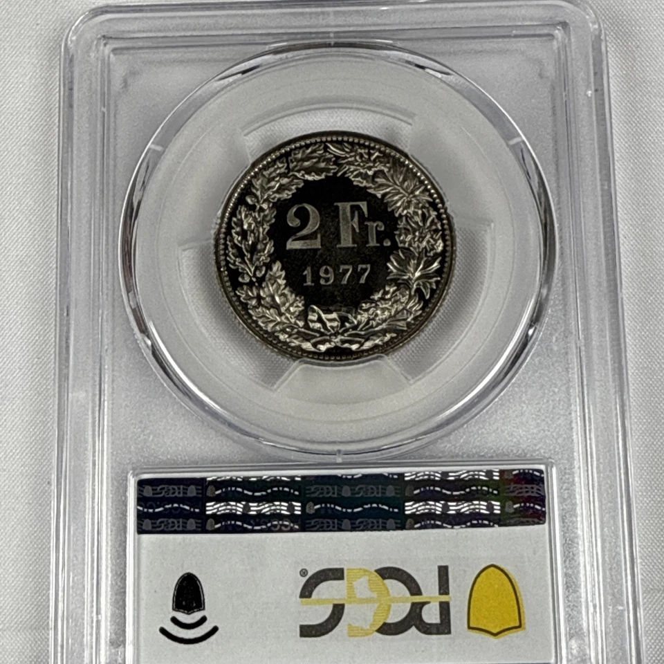 1977 Switzerland 2 Francs - PCGS MS67 - Image 4 of 4