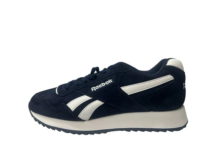 Reebok Royal Glide Ripple SUEDE Herren Sneaker Trainer UK 8.5 EU 42.5 Navy/White - Bild 1 von 4
