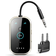 Bluetooth 5.4 Transmitter Receiver - Dual Link for AirPods/Headphones