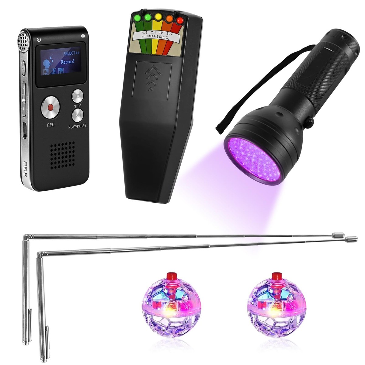 7-in-1 Ghost Hunting Equipment Kit for Paranormal Enthusiasts