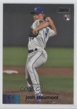 2020 Topps Stadium Club Black Foil Josh Staumont #281 5km