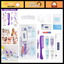 10 Pack Basic Toiletry Kits - Personal Hygiene Travel Size Convenience Kits for