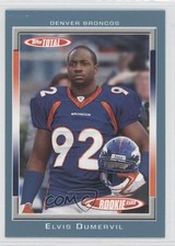 2006 Topps Total Total Blue Elvis Dumervil #466 0b6